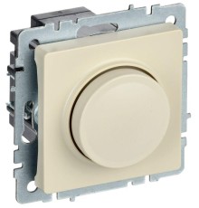 Светорегулятор СП BRITE пов-наж. 600Вт СС10-1-0-БрКр механизм беж. IEK BR-D20-0600-K10