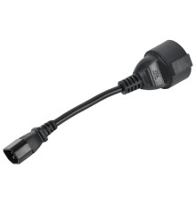 Адаптер PDU 3х1.5 10см с разъемами C14-Schuko ITK PC-C14D-10CM