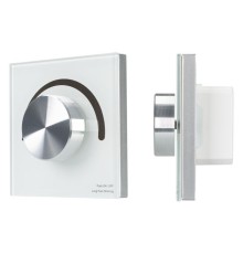 Панель SMART-P90-DIM-G-IN White 230В Rotary 2.4G IP20 пластик Arlight 028424