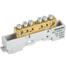 Шина L "фаза" неизол. на универс. держ. 6х9-6-Ср TEKFOR IEK TF-NN10-06-DL-K03